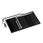 VIAGGI Travel Cash Carrier Wallet - Black